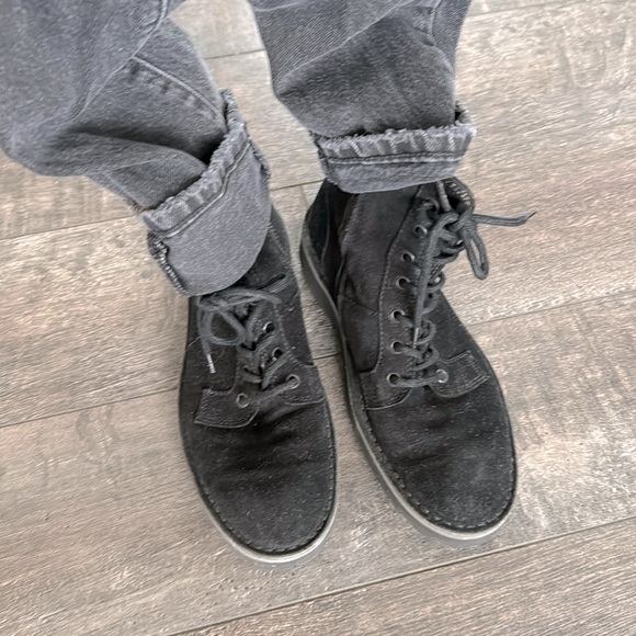 enzo bertini Shoes - Black suede combat boots